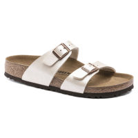 TOP☆2023 Birkenstock Sydney Birko-Flor Womens Regular Width Sandals in Graceful Pearl White