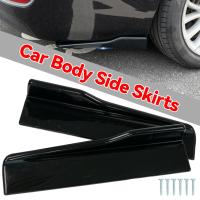 2Pcs 45Cm Universal Car Body Side Skirt Rocker Splitter Winglet Wing Bumper Lip For BMW E60 E63 E64 E90 E46 E61 3-Series