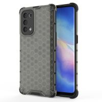 สำหรับOPPO Reno 5 (5G) / OPPO Reno 5 Pro (5G) Honeycomb TPU + PCปลอกกันกระแทกฝาครอบเคสป้องกันแบบไฮบริดAnti-Fallเคสโทรศัพท์