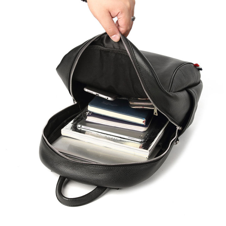 กระเป๋าเป้สะพายหลังผู้ชาย-การเดินทาง-กระเป๋าเป้-กระเป๋าเป้สะพายหลังเทรนด์หนังวัวชั้นบนกระเป๋าเป้คอมพิวเตอร์หนังแท้-zongsheng
