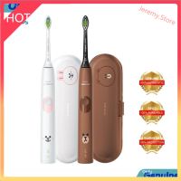 philips HX6801 SonicCare Line Friends Edition Rechargeable Electric Toothbrush Removes Up to 7x More Plaque Pressure Sensor 31,000 Brush Strokes Per Minute