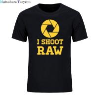 Summer I Shoot Raw T Shirts Men Tops Photographer T Shirt Casual Cotton Short Sleeve Photography Mens T-shirt Tee XS-4XL-5XL-6XL