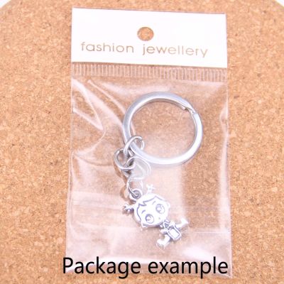 20pcs New Keychain 25x16mm signpost success money happiness Pendants DIY Men Jewelry Car Key Chain Ring Holder Souvenir For Gift