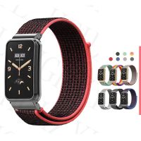 ZZOOI Metal Case Nylon Strap For Xiaomi Mi Band 7 Pro Smart Watch Wristband Bracelet for mi band 7 pro miband 7pro Correa Watchband