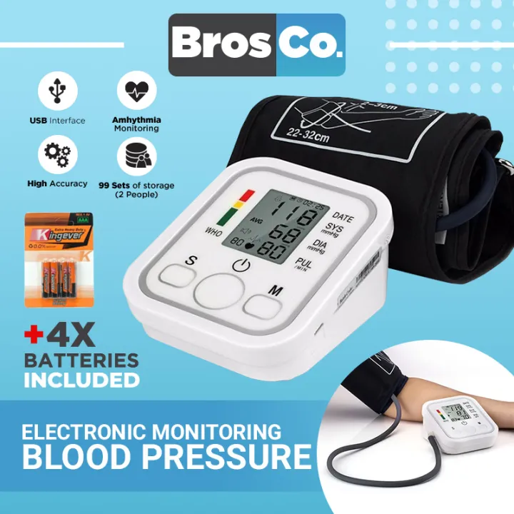 [Bros Co.] Intelligent Electric Digital Blood Pressure Monitor Kit