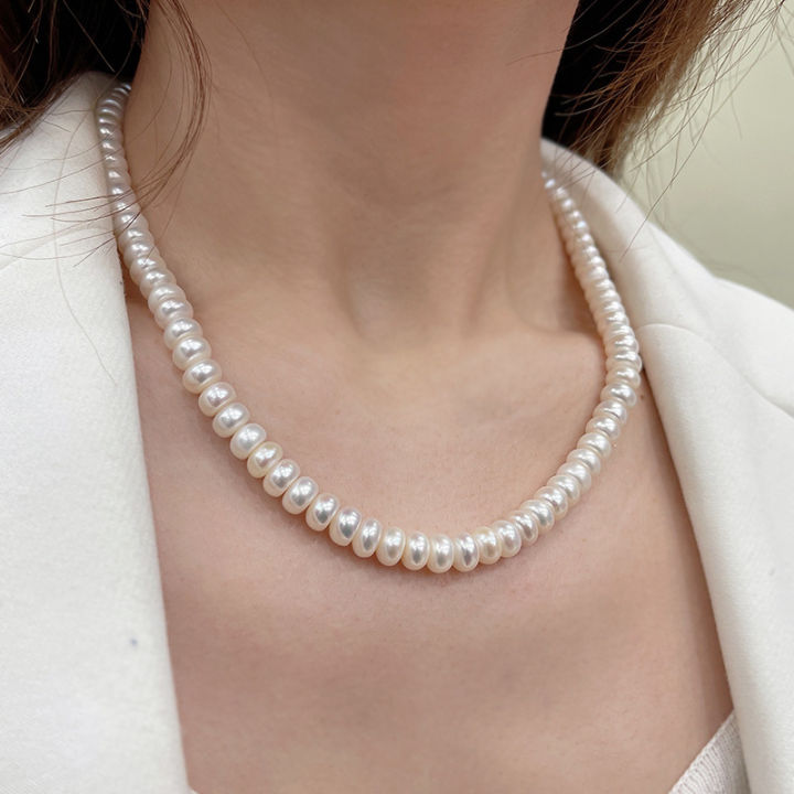 Pearl necklace sale simple design