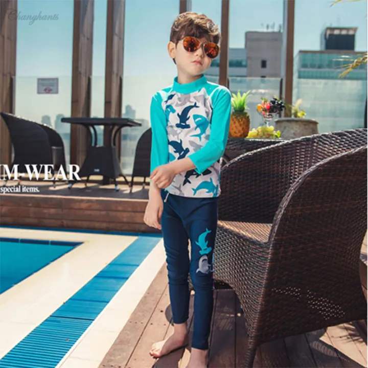 boys long sleeve swim