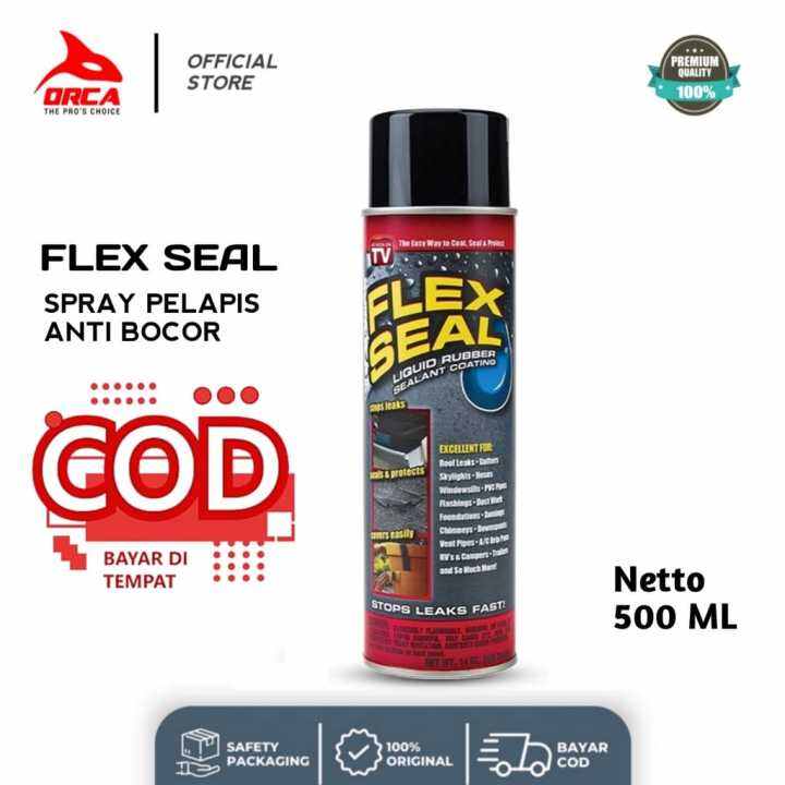 FLEX SEAL Spray Anti Bocor Rubber Sealant Spray Waterproof 500ml