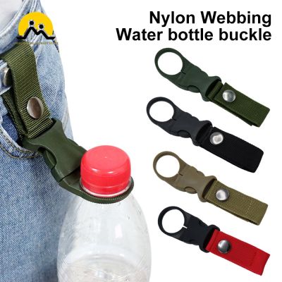 Webbing Buckle Carabiners Attach Draw Bottle Hanger Holder Outdoor Camping Hiking Climbing Accessories