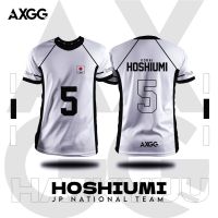 2023 In stock AXGG  Haikyuu JPN National Team - Hoshiumi  Anime T-Shirt，Contact the seller to personalize the name and logo