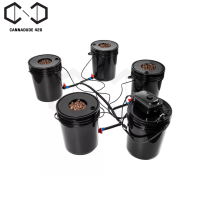 ชุดปลูกครบเซ็ท Hydroponic Grow System Deep Water Culture (DWC) Complete Kit (4 Bucket + Reservoir Kit) full set