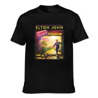 Design MenS Tee Elton John Yellow Brick Road Cotton Fashion Summer Tshirts