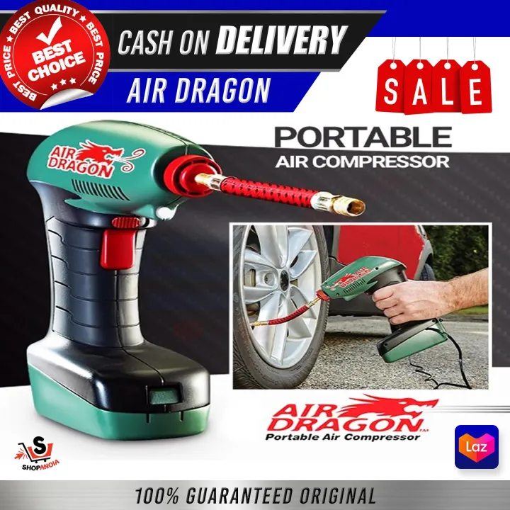 SHOPANOIA AUTHENTIC AIR DRAGON PORTABLE AIR COMPRESSOR l Universal l