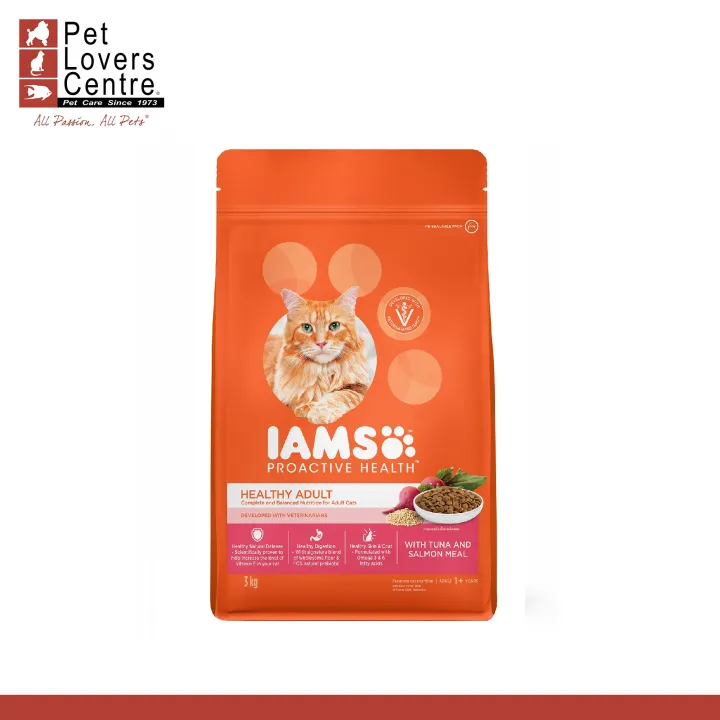 IAMS Adult Dry Cat Food 3 kgs. - Tuna with Salmon | Lazada PH