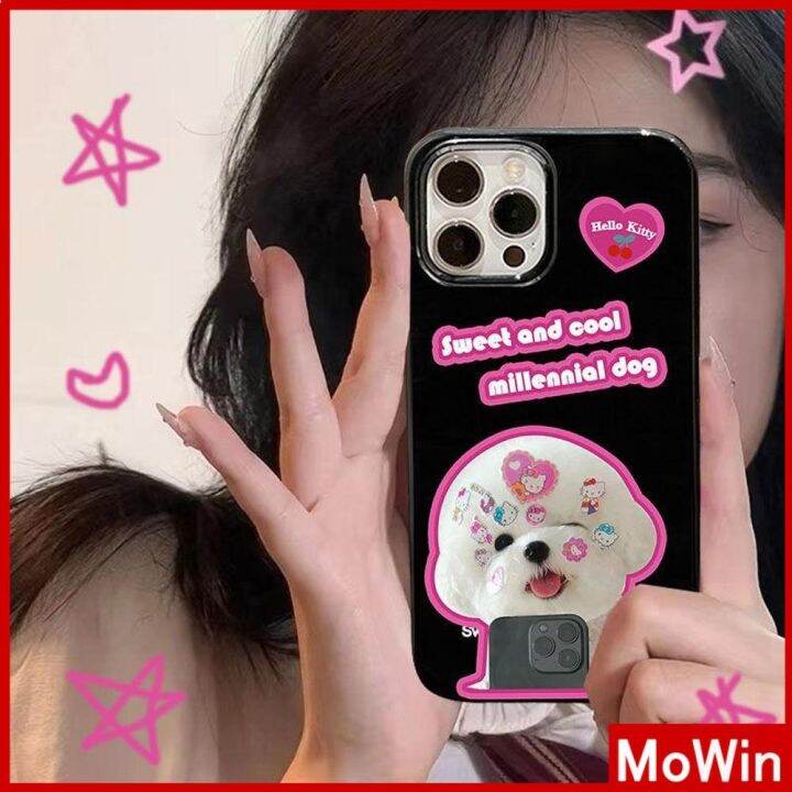 mowin-เข้ากันได้สำหรับ-เคสไอโฟน-เคสไอโฟน11-เคสโทรศัพท์-14-pro-max-สำหรับ-iphone-เคส-ซิลิโคนนุ่มเคสสีดำเคลือบเงา-ลูกอม-เคสกันก