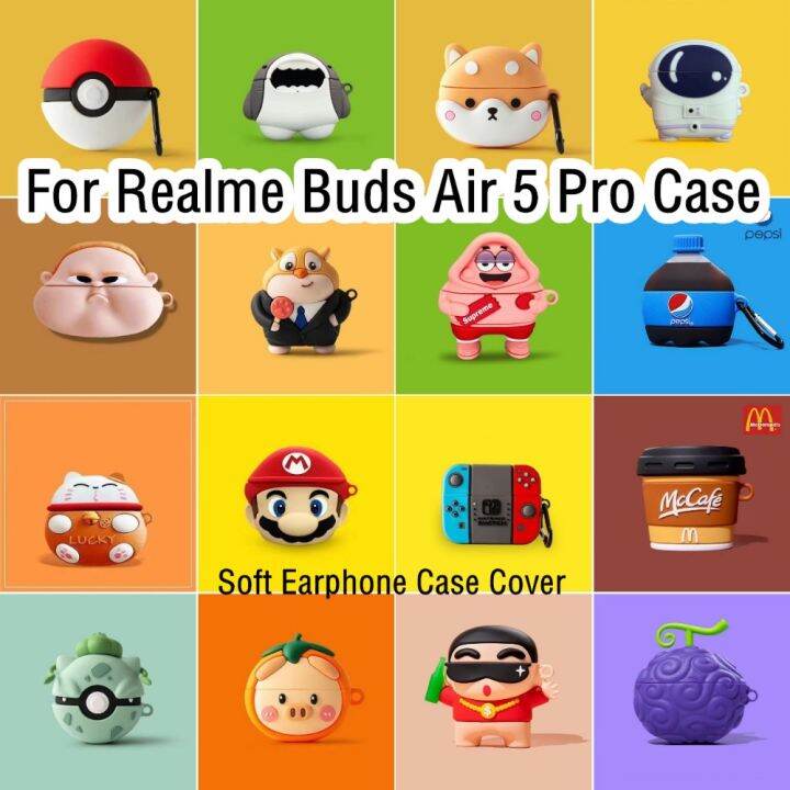 READY STOCK! For Realme Buds Air 5 Pro Case Super cool cartoon series