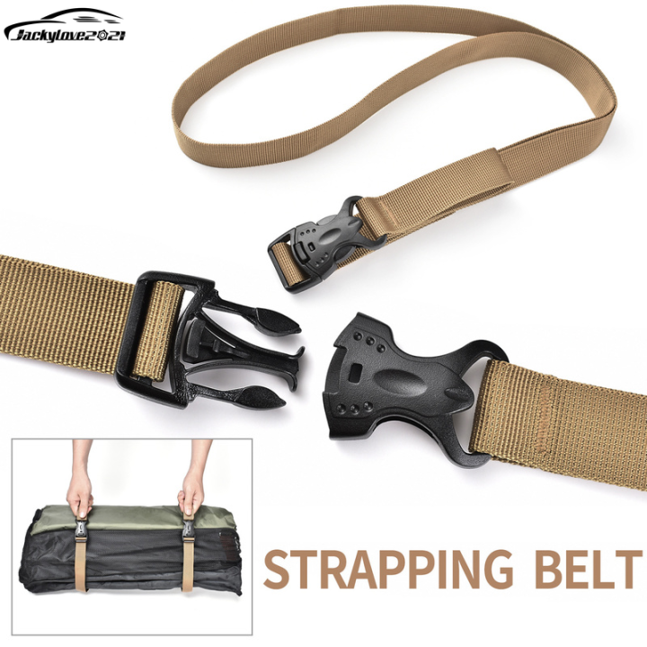 Car Motorcycle Packing Tie Downs Loop Strap Trunk Cargo Luggage Fixed Durable Mutipurpose Nylon