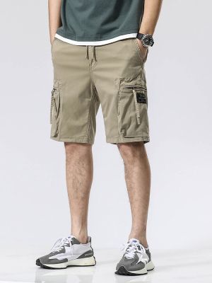 HOT11★2022ใหม่ฤดูร้อนกางเกงขาสั้นแฟชั่นผู้ชาย Streetwear Multi-กระเป๋า Jogger สั้นชายตรงกางเกงขาสั้นผ้าฝ้ายขนาดใหญ่