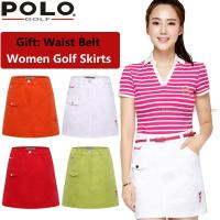 Send Belt! WomenS Short Skirt Casual Golf Clothes Sports Girl Golf Shorts Ladies High Waist Slim Skorts Tennis Pencil Skirts