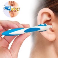 ♣▩ Ear Wax Removal Tool Ear Cleaner Earwax Remover Improve Hearing Easy Swab Silicone Spiral Earpick With 16 Pcs Replacement Heads