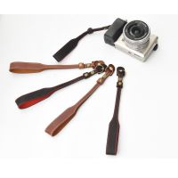 ✟﹉☍ Leather Camera Strap Wrist Hand Belt Strap for DSLR Camera Sony Canon DSLR SLR