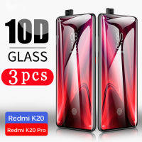 3Pcs full cover for xiaomi redmi K20 K30i K30 Ultra 10X pro tempered glass phone screen protector protective film on the glass