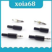 xoia68 Shop 10pcs 3.5mm RCA Plug 2 Pole Mono Stereo Audio Video Dual audio plug headphone Cable Wire Connector For Headphone Socket