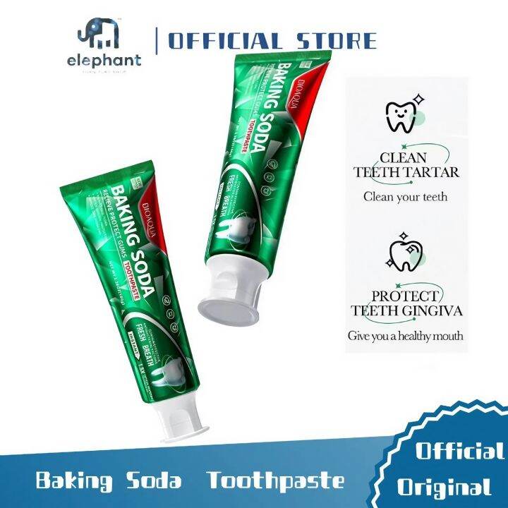 Elephant Baking Soda And Peroxide Whitening Toothpaste Cleaning 