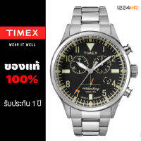 Timex Waterbury TW2R24900 นาฬิกา Timex ผู้ชาย สาย Stainless ของแท้ ประกันศูนย์ 1 ปี 12/24HR