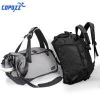 COPOZZ Sport Gym Bag 35-55L with Shoes Compartment Waterproof Bag Uni Backpack Crossbody Support Durable Fitness Travel Bags