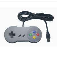 Retro แบบมีสาย Super สำหรับ Nintendo SNES USB Controller Gaming Joypad จอยสติ๊กสำหรับ PC Window 7/8/10 Gamepad สำหรับ Mac