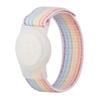 Kid Wristband Compatible with Apple AirTag, Protective Case for Air Tag GPS Tracker Holder with Nylon Bracelet