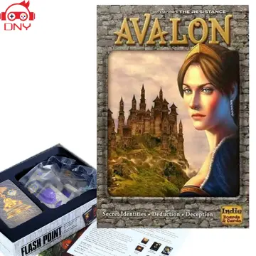 Ready Stock】Classic Board Game The Resistance: Avalon Board Game