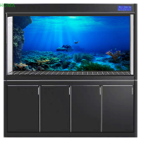 ?【Lowest price】HOMA พื้นหลังถังปลาตกแต่งพืชภาพ HD ตู้ปลาแนวนอนสติกเกอร์ Ocean Sea Plants ฉากหลังตกแต่ง