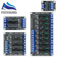 5V 1 2 4 8 Channel SSR G3MB-202P Solid State Relay Module 240V 2A Output with Resistive Fuse For ARDUINO Diy Kit