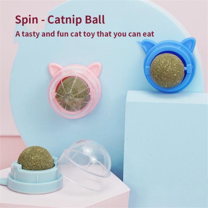 catnip-balls-wall-stick-on-removes-hair-to-promote-digestion-snacks-supplies