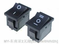 1pcs 2 position rocker switch 6 pins on off / on offon snap switch KCD1 black