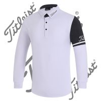 Mens Golf เสื้อยืดแขนยาวสำหรับฤดูใบไม้ร่วงและฤดูหนาว Breathable POLO Shirt