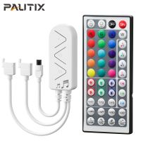 PAUTIX RGB LED Strip Light Controller Smart WiFi Bluetooth Alexa 44 Key IR Remote Control DC12V-24V 4-pin 2835 5050 LED Strip