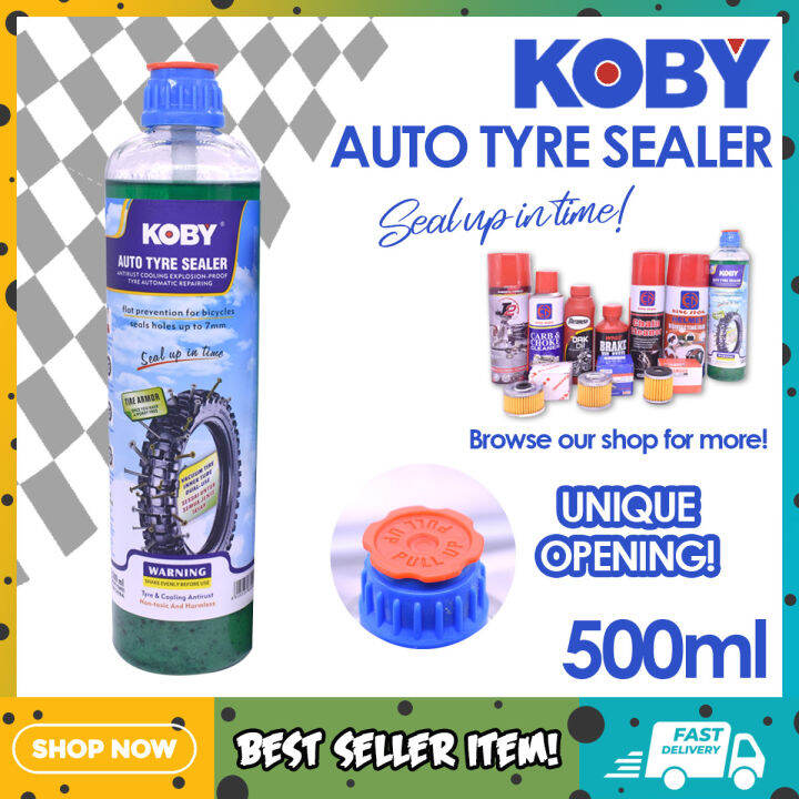 Koby Auto Tyre Sealer 500ml Anti-rust Cooling Explosion - Proof Tyre ...