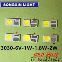 100pcs Backlight 3030 Backlight High Power LED DOUBLE CHIPS 1w 1.5W 2w 3V-3.6V 6v lextar JUFEI AOT Cool white PT30A66 TV