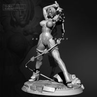 50mm 75mm Resin model kits figure beauty colorless and self-assembled TD-3921