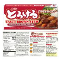 New Arrival  (x1)BROWN (11458)?TOROKERU TASTY BROWN STEW / TASTY WHITE STEW SAUCE 160 G สตูว์ก้อน เครื่องแกง สตูว์/ ครีมสตูว์ ก้อนกึ่งสำเร็จรูป JAPANES