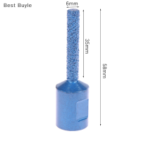 ?Best Buyle เครื่องตัดกัดเกลียวเพชรแบบ M10สำหรับตัดกัดหินอ่อนหินแกรนิตกระเบื้องเซรามิกขนาด5 10 15มม.