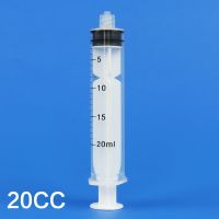 Free shipping hand-push dispensing syringe experiment 20 ml injection glue screw mouth color industrial supplies dispensing equipment