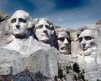 โปสเตอร์ผ้าใบเคลือบเงาของ South Dakota S Mount Rushmore Memorial สำหรับตกแต่งบ้านและของขวัญ