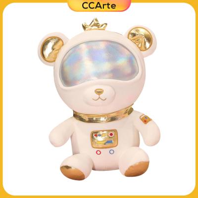CCArte ตุ๊กตาหนานุ่มนักบินอวกาศหมีที่น่ารักสำหรับงานเลี้ยงของขวัญอีสเตอร์เด็กเด็กผู้ชายเด็กผู้หญิง