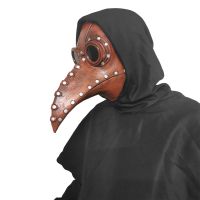 【Lao Zhang Fashion Cosplay】หน้ากากคอสเพลย์ Gothic Bird Beak Mask Plague Doctor Cosplay Props Party เครื่องแต่งกาย Hollaween Masquerade Steampunk อุปกรณ์เสริมหน้ากาก