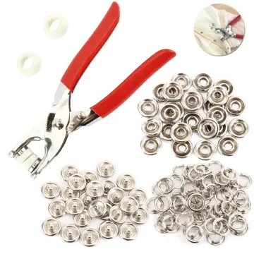 Plier Tool 9.5mm Snap Fasteners Kit Metal Press Studs Tools Buttons for DIY  Clothing Leather Crafting Sewing Accessories - China Button Pliers, Buckle  Installation Tool