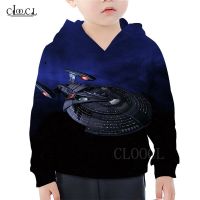 Hoodies Sweatshirts Space Ship Star War 3D Print Childrens Streetwear Spaceship Fashion Hoodie Baby Boy Clothes Casual Top Coat